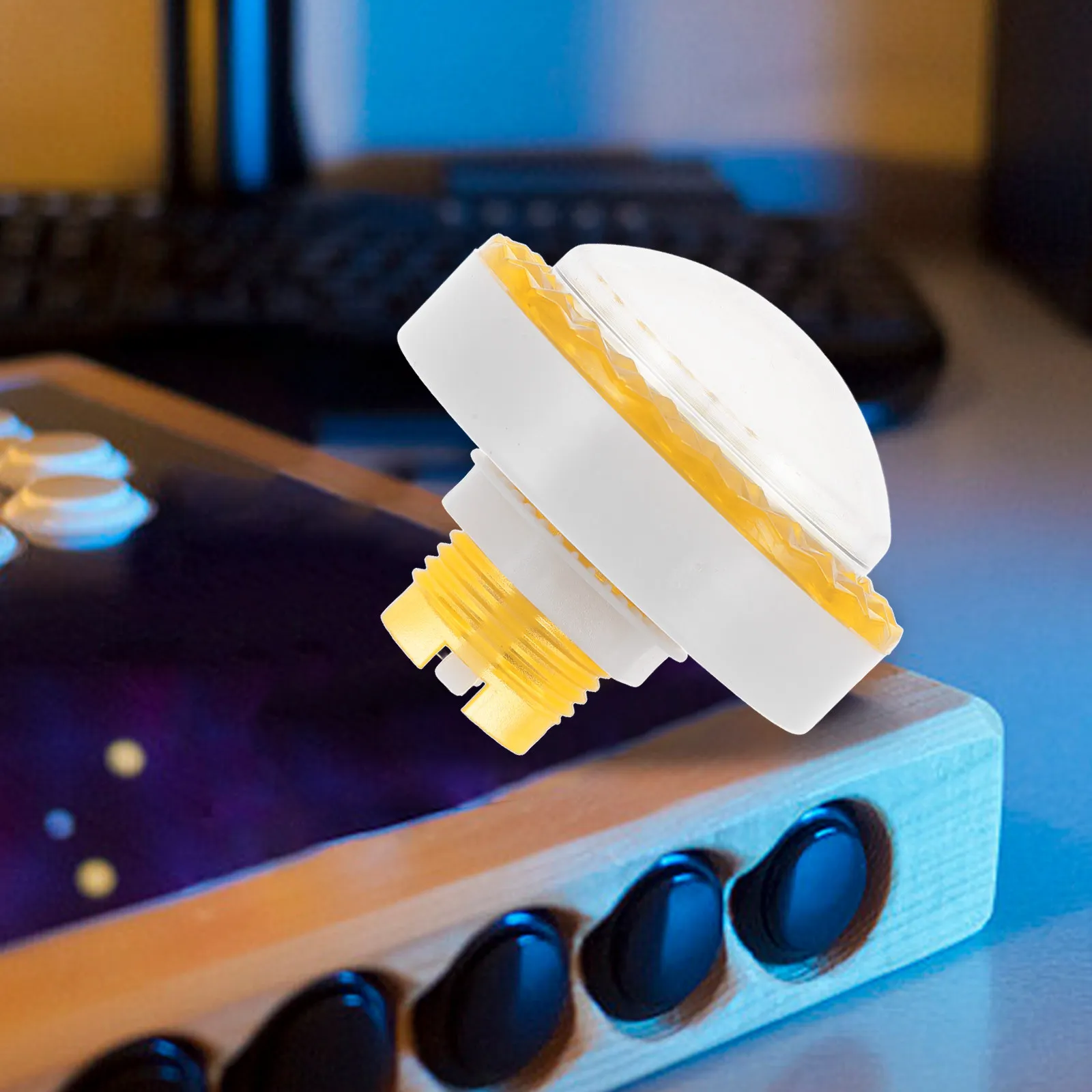 60Mm Answer Buzzer Game Show Button Quick Response Palm Activated Classroom Supplies Exciting Trivia Game Buzzer with Sound and