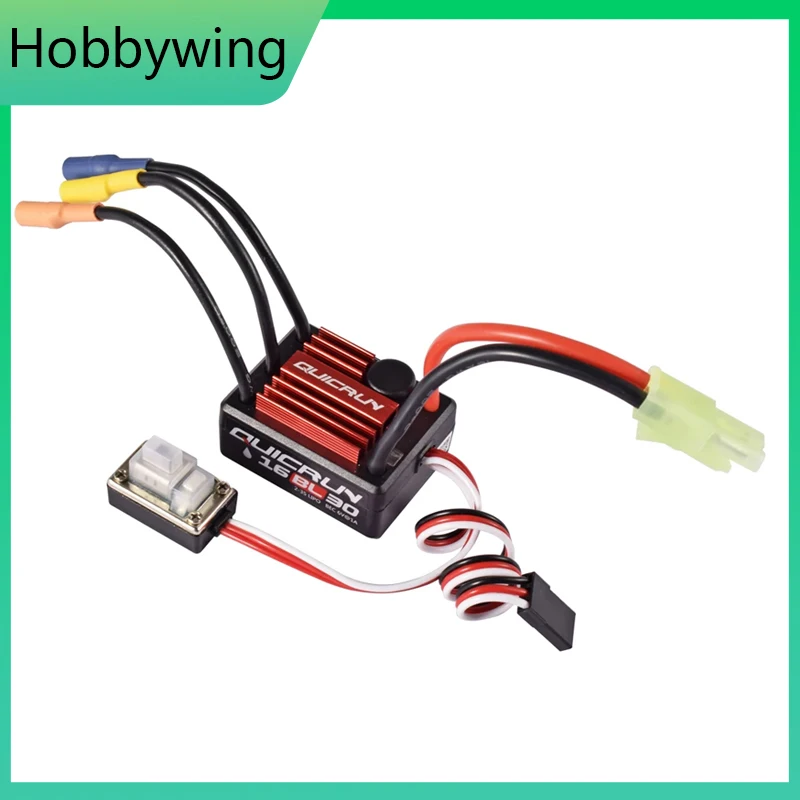 

SkyCityFPV Hobbywing QuicRun WP 16BL30 Водонепроницаемый ESC 2-3S Встроенный 6 В BEC1/18 Масштаб 1/16 Туристические автомобили Багги Грузовики Монстр