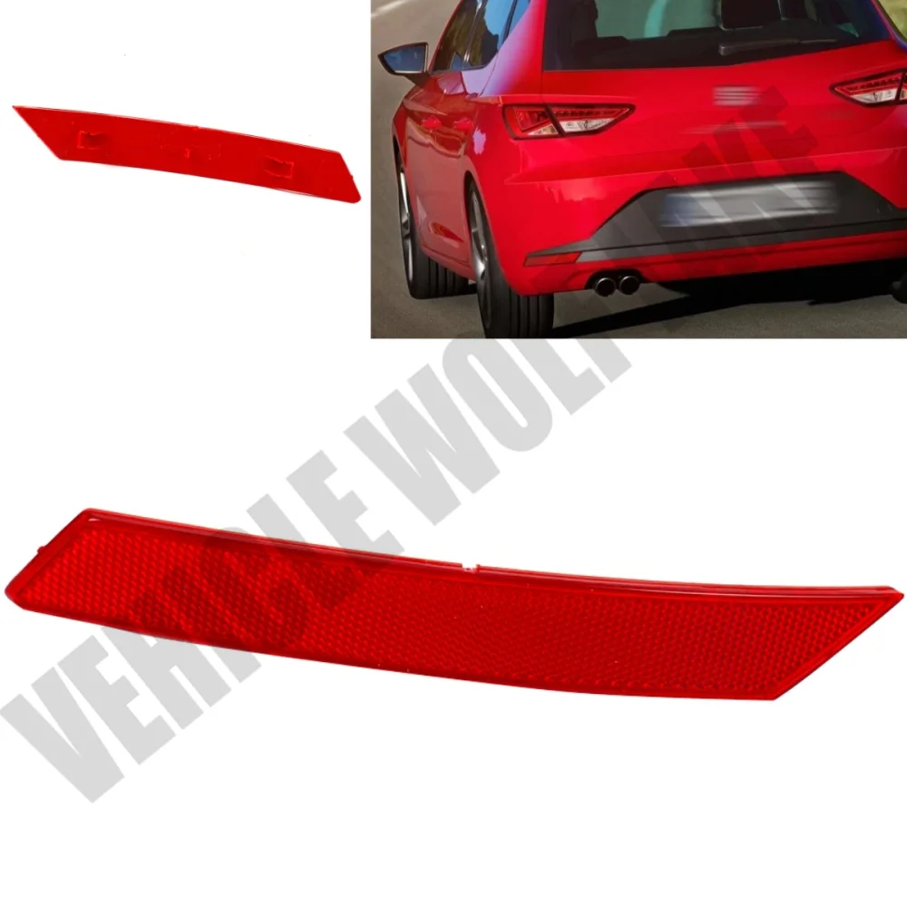 

For Seat Leon FR 2013 2014 2015 2016 Left Side Rear Bumper Reflector Light Lamp Car accessories 5F0945105G