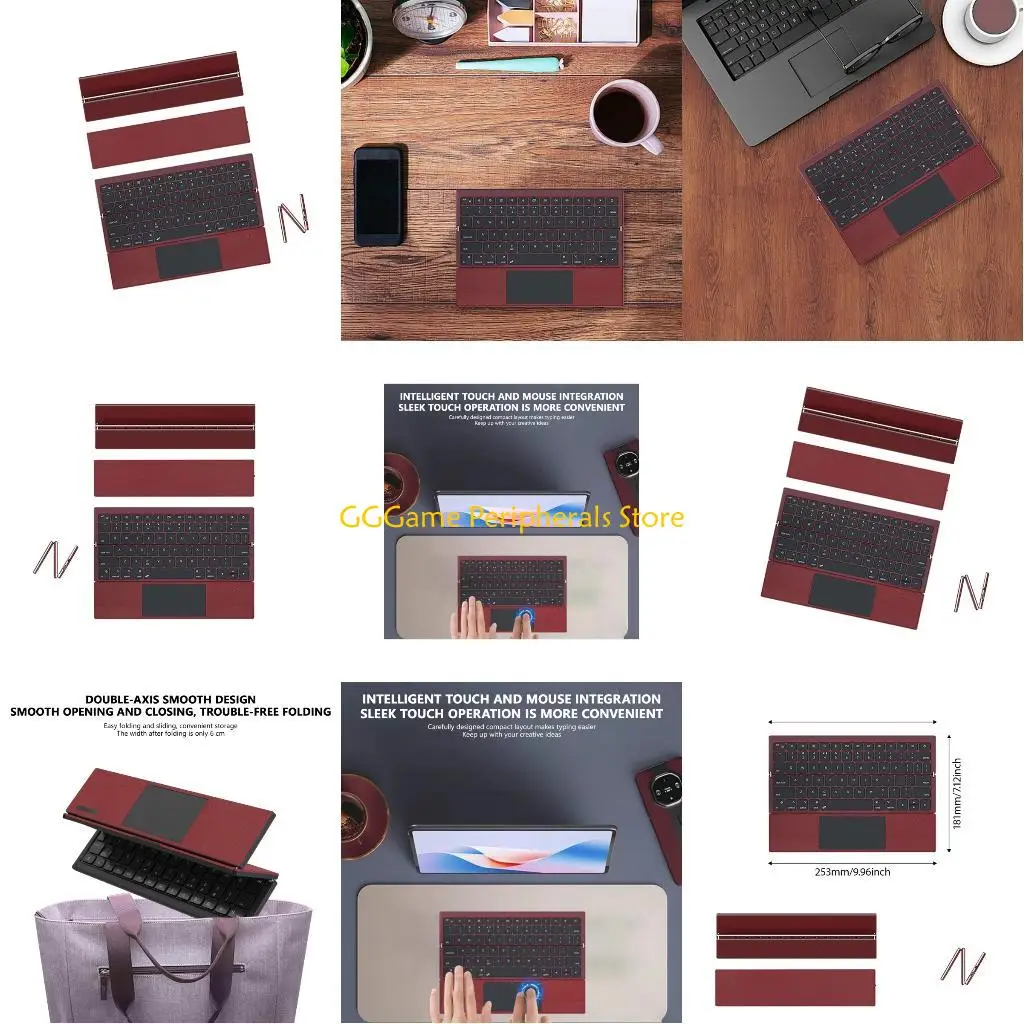 

U55B Bluetooth-совместимая клавиатура Беспроводная карманная клавиатура Маленькая портативная клавиатура