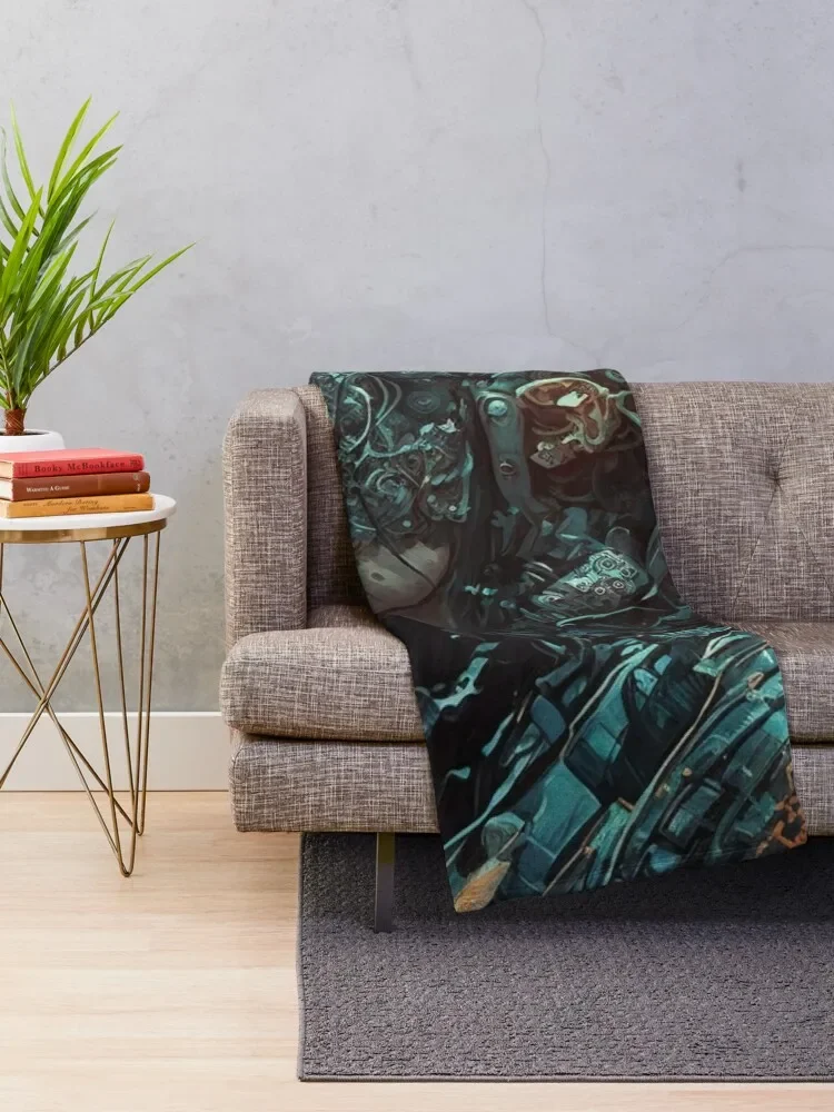 Cyberpunk Girl Throw Blanket Luxury Thicken christmas gifts Blankets