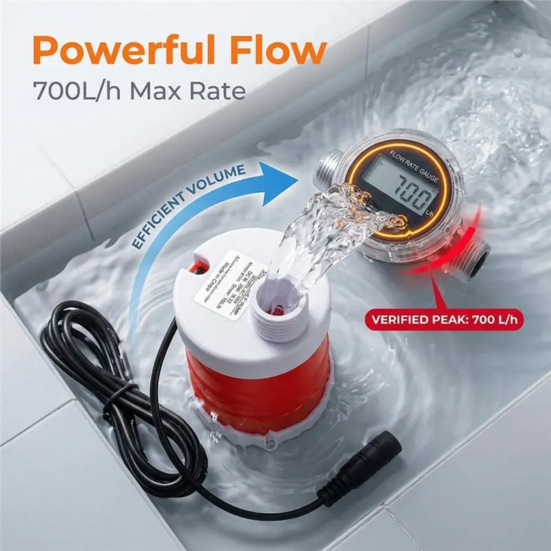 ABDJ-Silent Water Filter DIY Water Change Pump Brushless Submersible Pump
