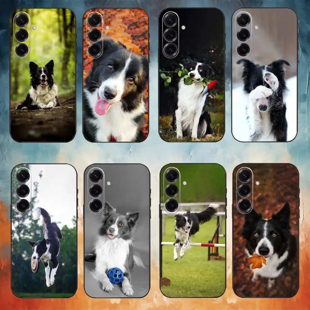 

Border Collie Dog Phone Case For Samsung Galaxy A20,21s,22,31,32,52,53,72,73,80,91 Soft Black Shell