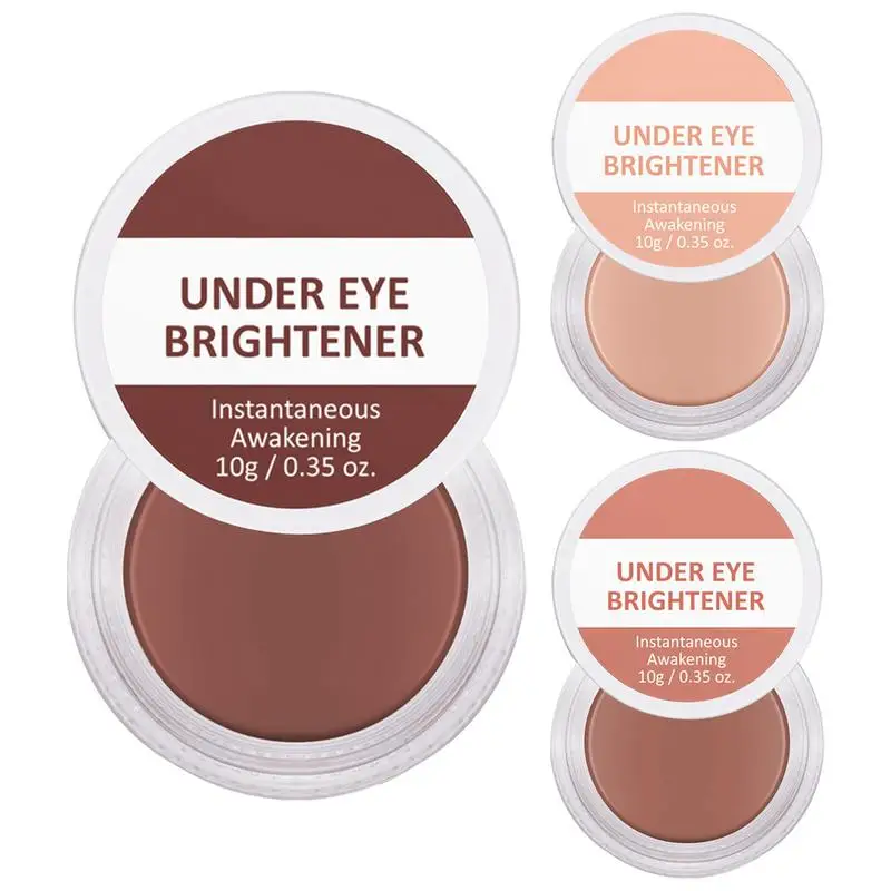 1 peça 10g corretivo de cobertura completa para contorno de olheiras de manchas de acne-base de acabamento natural para todos os tons e tipos de pele