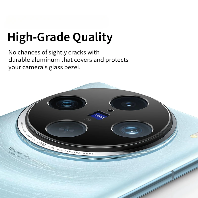 Metal Camera Lens Frame Protective Cover for Vivo X100 Ultra Rear Lens Matal Frame Protector Film for Vivo X100S Pro x100s