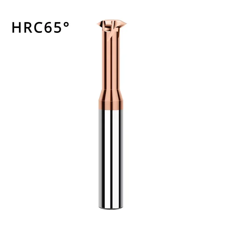 1 stks CNC HRC 60 Graden carbide Enkele tand Draad Frezen M1 M1.2 M1.4 M1.6 M2 M2.5 M3-M24 Vhm draad frees