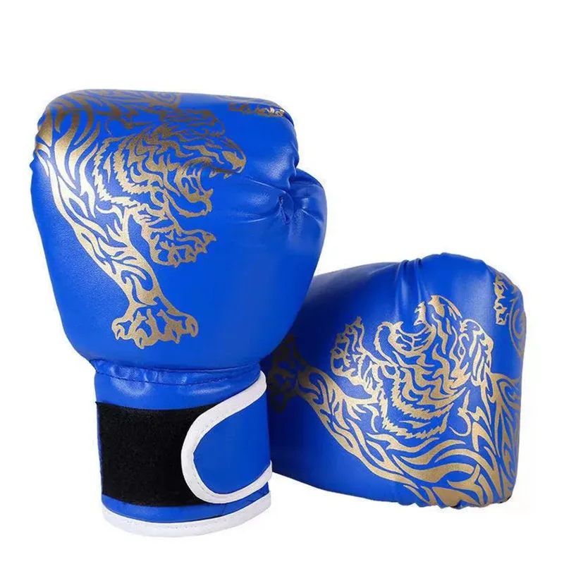 Children Boxing Gloves Sanda Muay Breathable PU Kickboxing Fighting Gloves for Training Sandbag Gym Sports Taekwondo