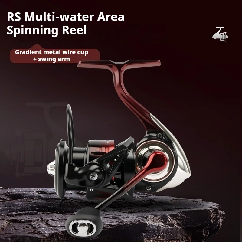 

RS All-Metal Gapless Spinning Reel, Gradient Finish Lure Reel, Long-Distance Casting Sea Fishing Wheel, Micro Ultralight Reel