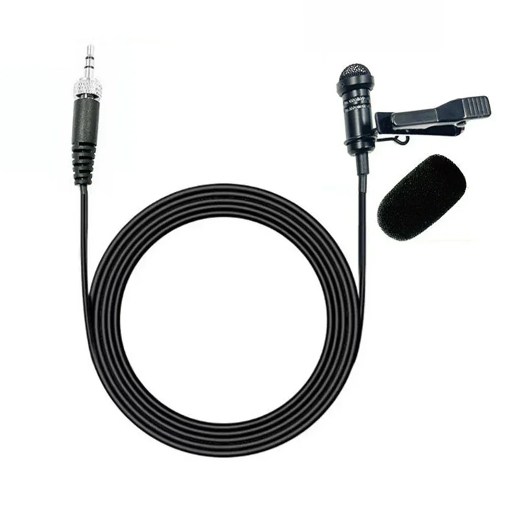 Lapel Microphone For Sony Black Lapel Microphone For Interviews Ample Room For Movement For Archival Public Speaking