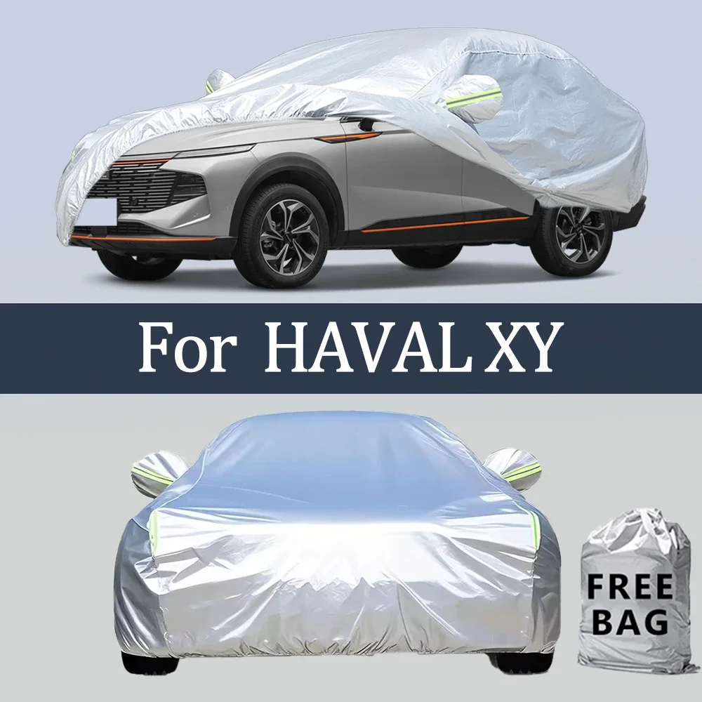 

For HAVAL XY Car Cover Outdoor Protection Covers Snow Sunshade Waterproof Dustproof Exterior UV Car Accessories