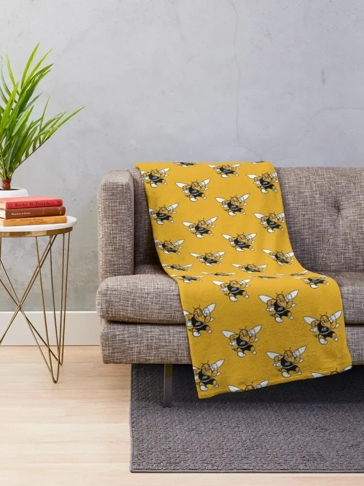 American International College (AIC) Yellow Jackets Throw Blanket Sofa Throw cosplay anime Blankets