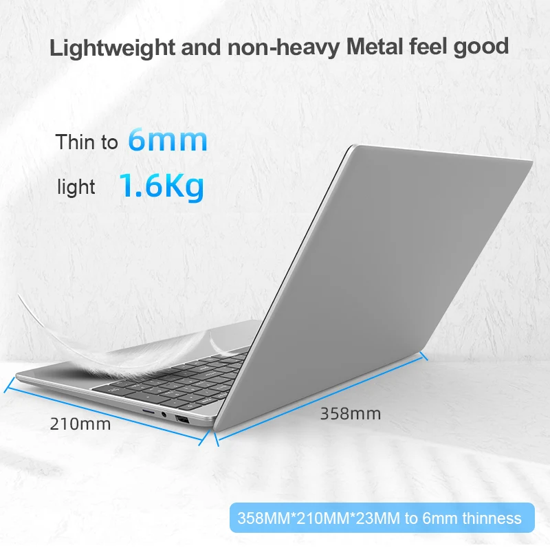 Mới Liệt Kê 15.6 Inch Intel Core N5095 CPU 8GB DDR4 1TB SSD Windows 10 Laptop Chơi Game Máy Tính Xách Tay bakclit Bàn Phím Máy Tính