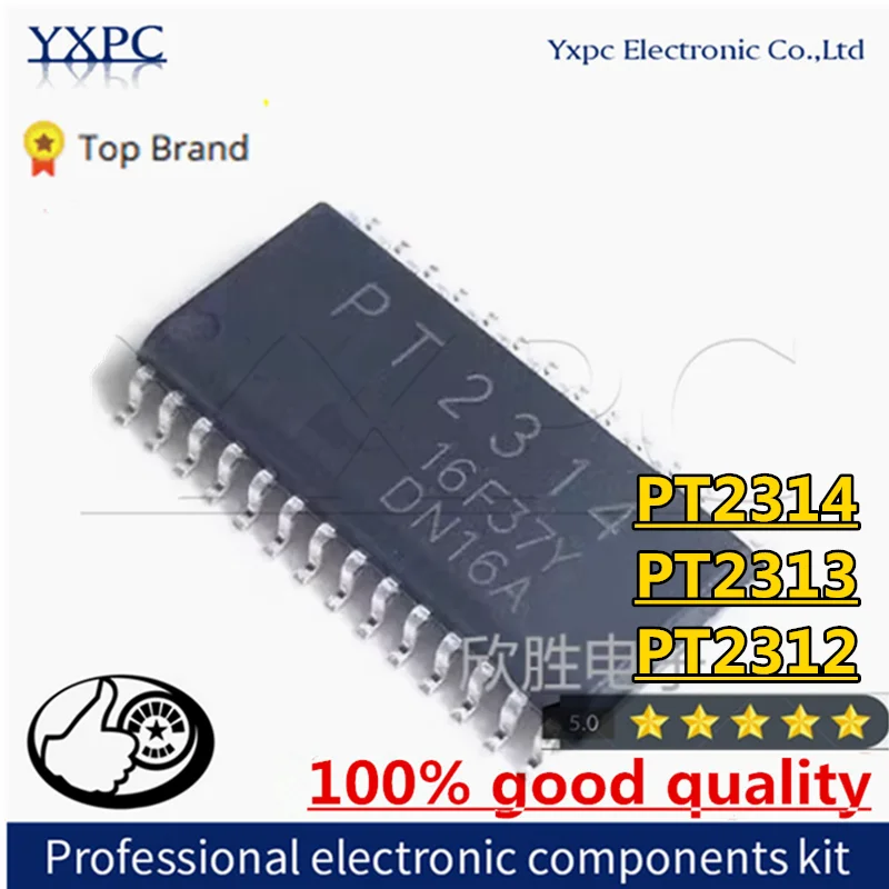 

10pcs PT2314E SOP-28 PT2314L PT2314 PT2312 PT2312E PT2312L PT2313 PT2313L PT2313E SOP 2314E SOP28 SMD Stereo Audio Processor IC