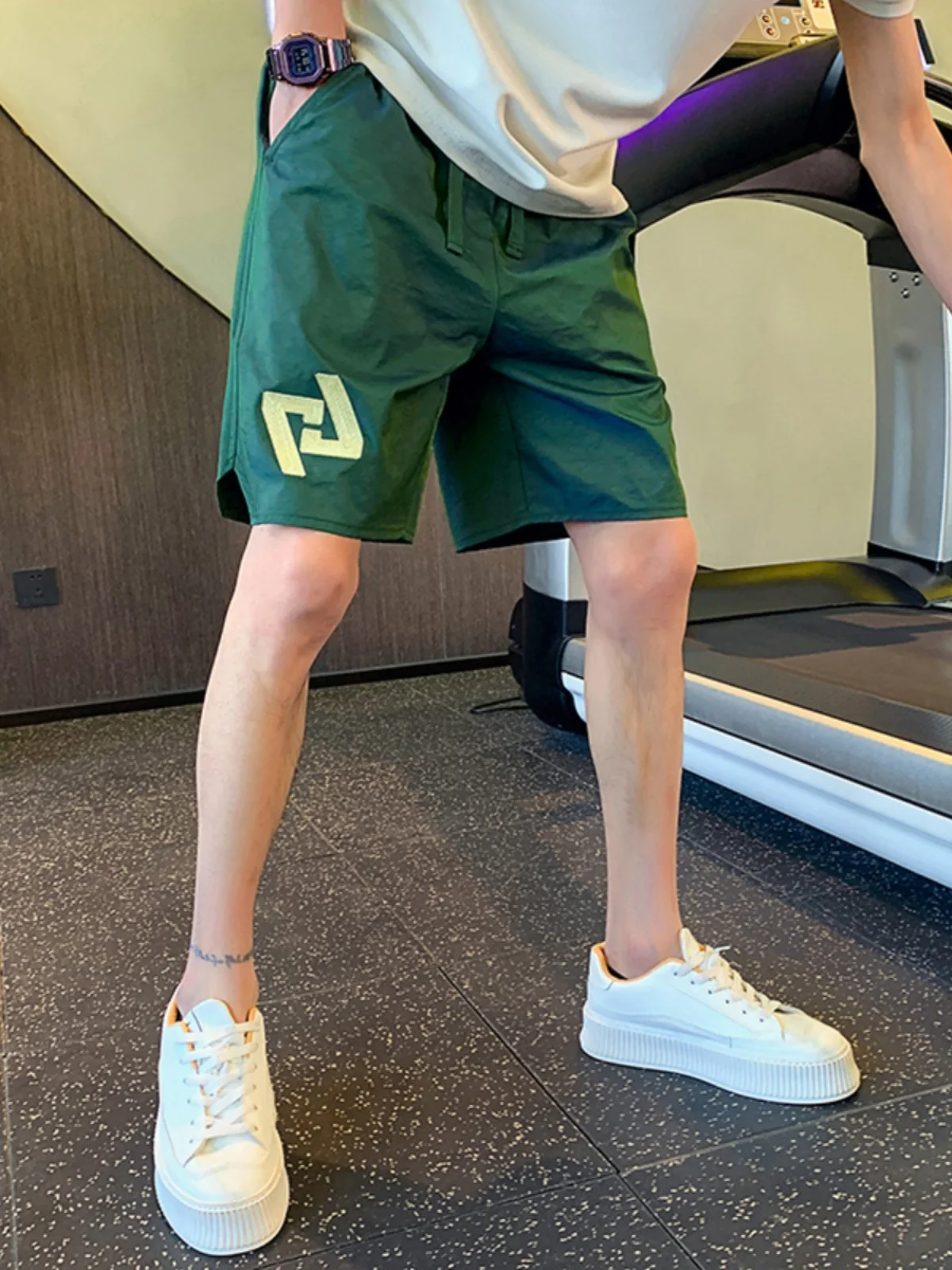 Men's Summer Shorts Casual Pants Thin Loose Five-Quarter Length Sporty Versatile Youthful Style Daily Wear Lightweight