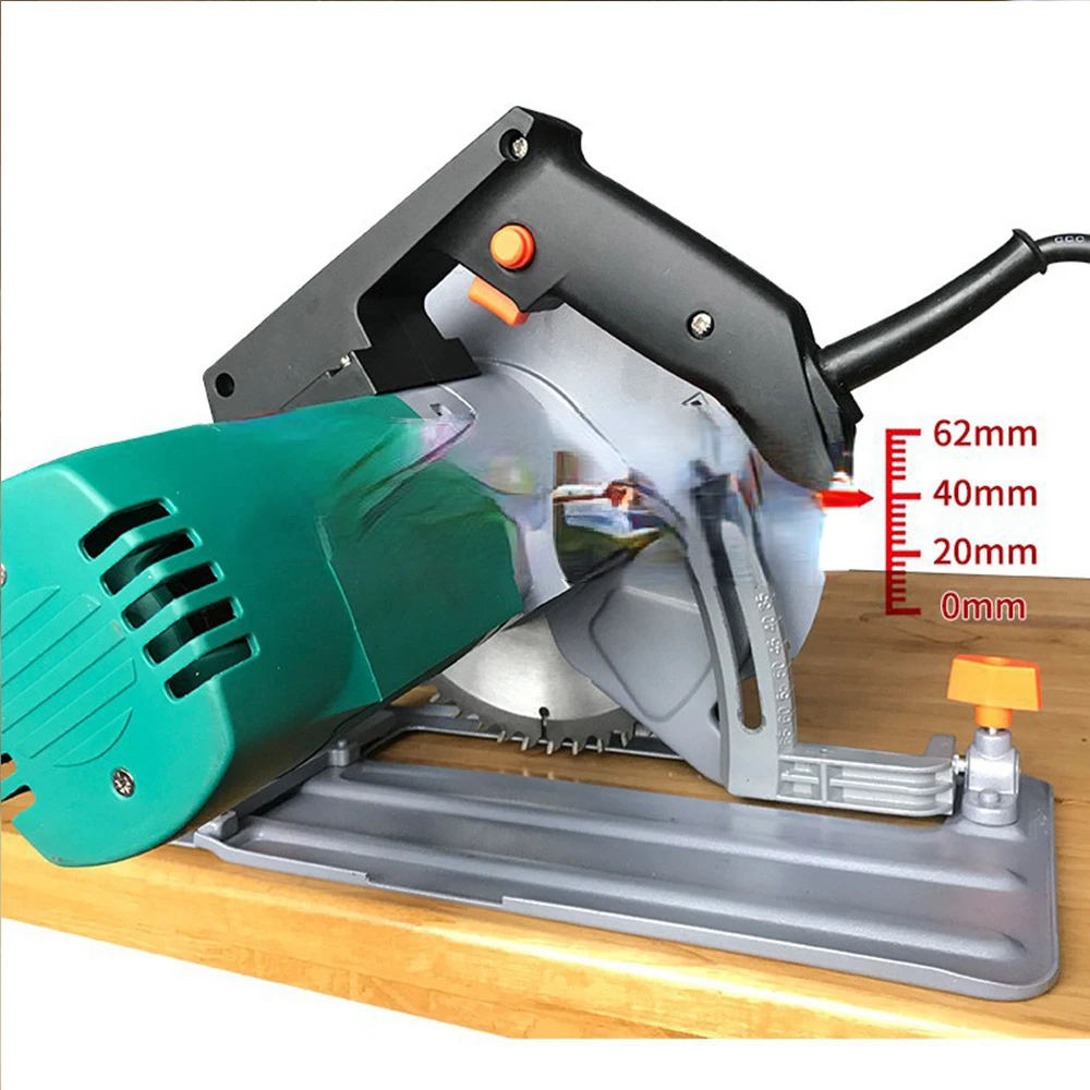 8 Inch Inverted Circular Saw Household Woodworking Saw Electric Circular Saw Flip Table   Circular  Cutting Machine