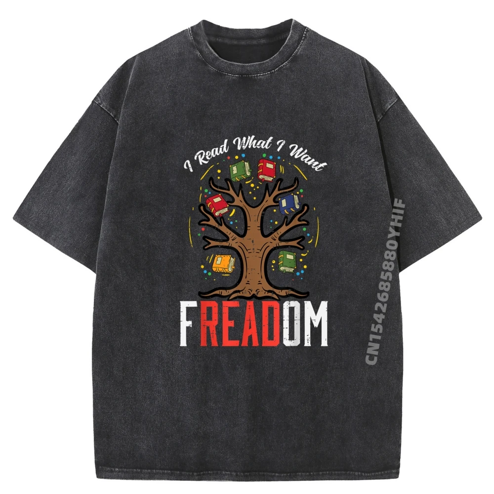 

Футболки с рисунком Freadom Tree Read Reading Librarian Book Across America, мужские классические мытые футболки Camisetas в винтажном стиле