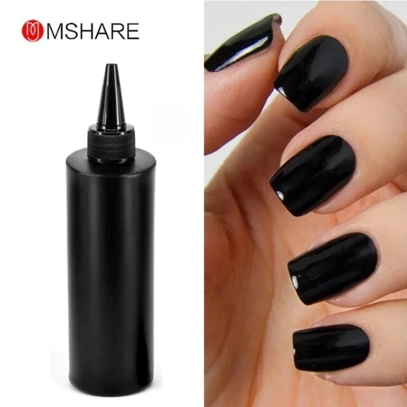 

MSHARE 500g Black Colors Nail Gel Polish Supplies Vernis Semi Permanent Nail Art Manicure Soak Off LED UV Gel Nail Varnishes