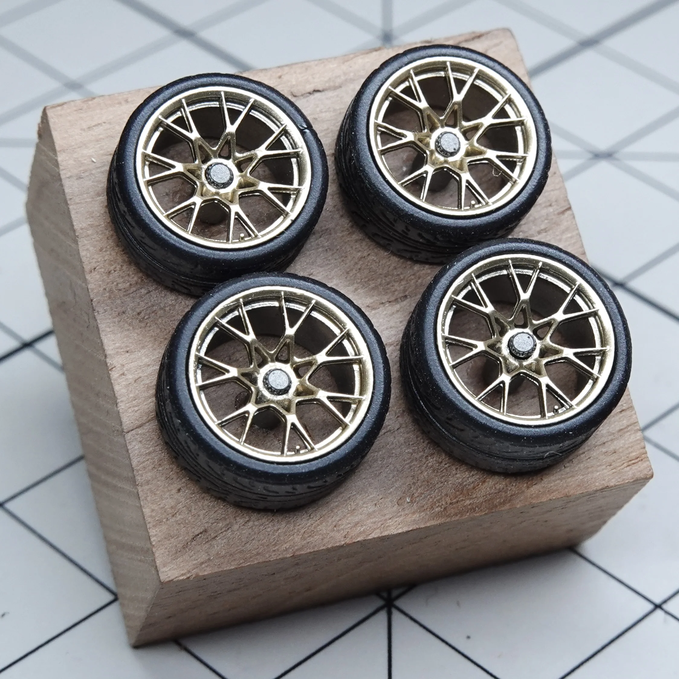 PuffStudio_1/64 مقياس محور عجلات 8.5/8.8 مللي متر المكونات في محور مناسبة ل 1/64 تعديل نموذج السيارة الملحقات