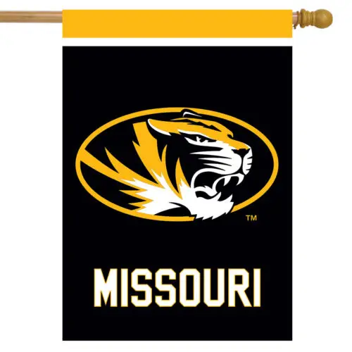 Missouri Tigers House Flag Licensed ; Briarwood Lane