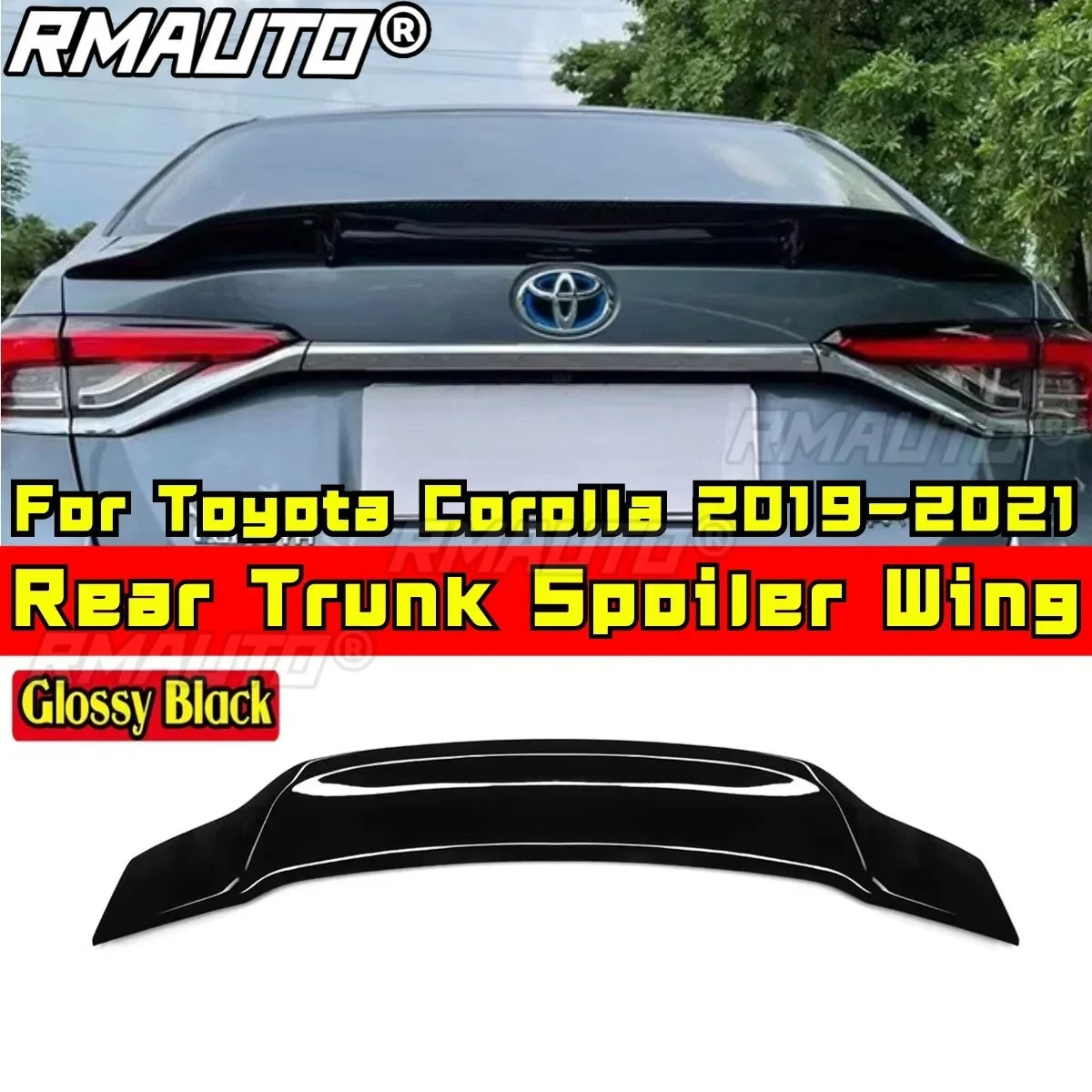 

For Toyota Corolla 2019-2021 Rear Wing Spoiler Body Kit Car Accessories