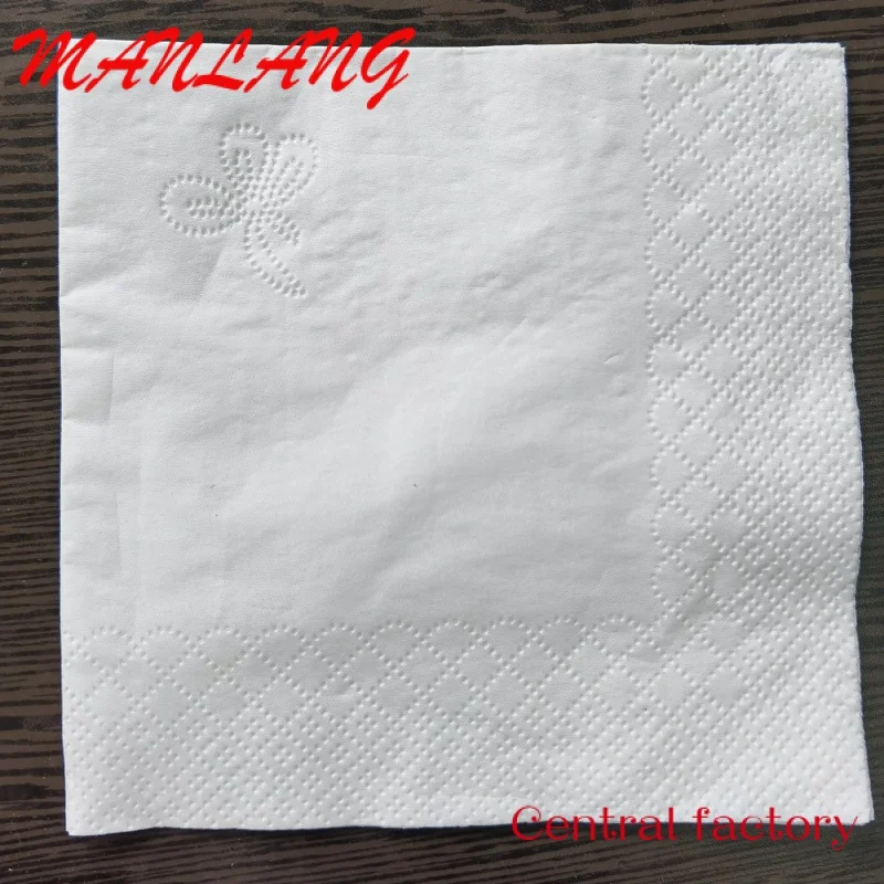 Custom  Airlaid Napkins Pocket Napkin Serviettes Tissue Printed Dinner Paper Napkins