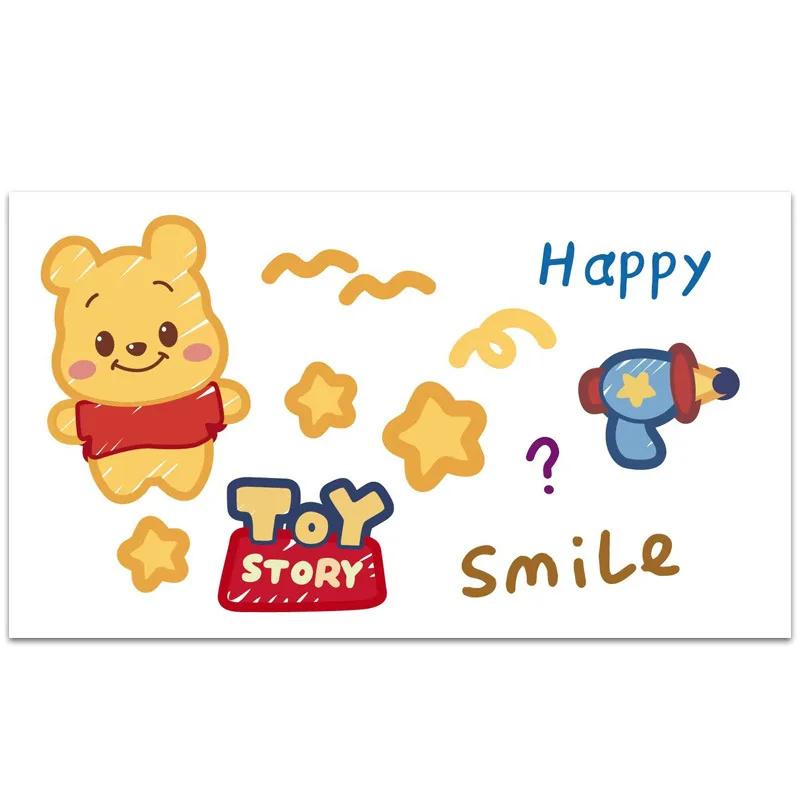 Anime Sticker Toy Story Three Eyes Strawberry Bear Sticker Handheld Water Bottle Waterproof Phone Sticker