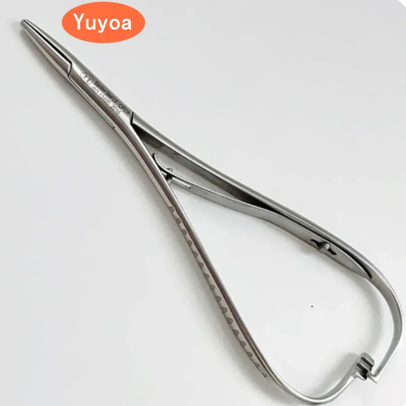 

5Pcs Stainless Steel Dental Needle Holder Tweezers Dental Forceps Orthodontic Instrument Dentist Surgical Tools