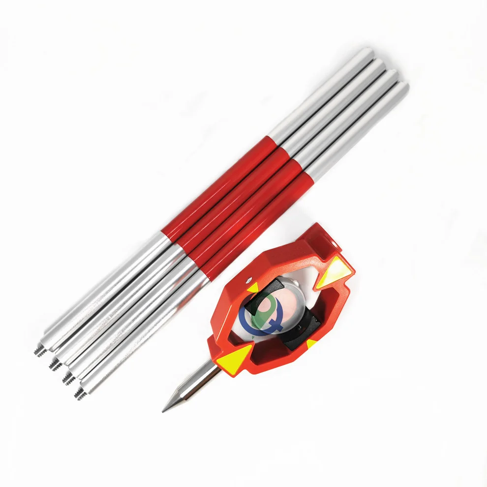 0Mm Offset Mini Prism ใช้งานร่วมกับ Leica รวมสถานีเปลี่ยน GMP111-0 4เสากระเป๋าสนับสนุน Dropshipping