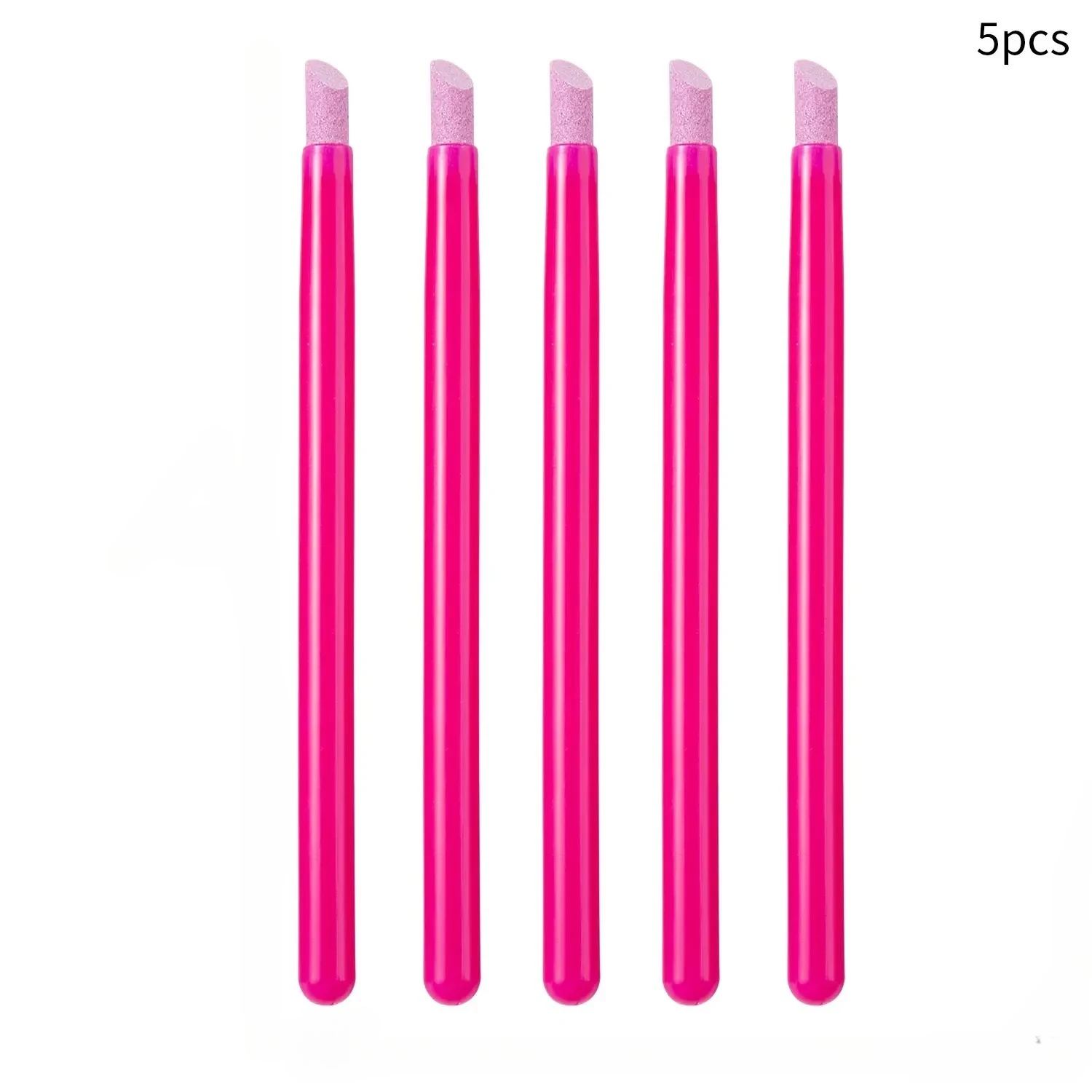 5Pcs Quartz Pen Nail Nail Stick Nail Cuticle Polish Manicure Pushers Files Grinding Pen Dead Skin Remover for Natural Nail