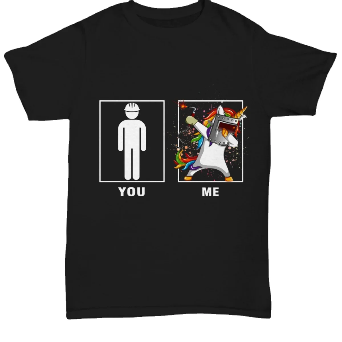 

Funny Unicorn Welder T-Shirt For Men Welding Tee Gift Shirt For Welders