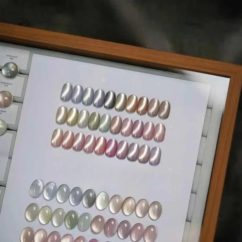 High Quality Nail Art Kit 30-Color Multicolor Moonlight Cat Eye Gel Set LED Lamp