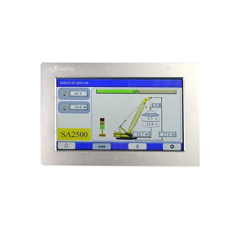 

10 Inch Touch Screen LMI Indicator For Crawler Crane
