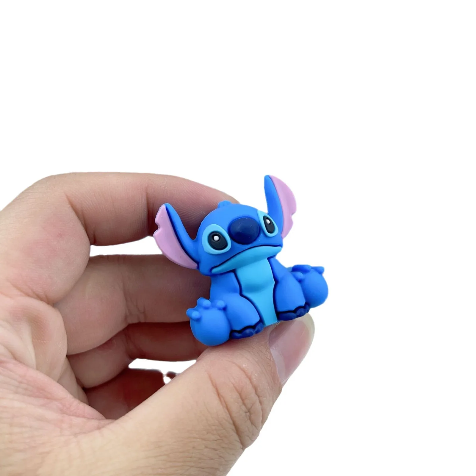 16pcs Disney Lilo And Stitch Pencil Sharpener Anime Cute Pvc Doll Student Cartoon Single Hole Pencil Sharpener Pencil Sharpener