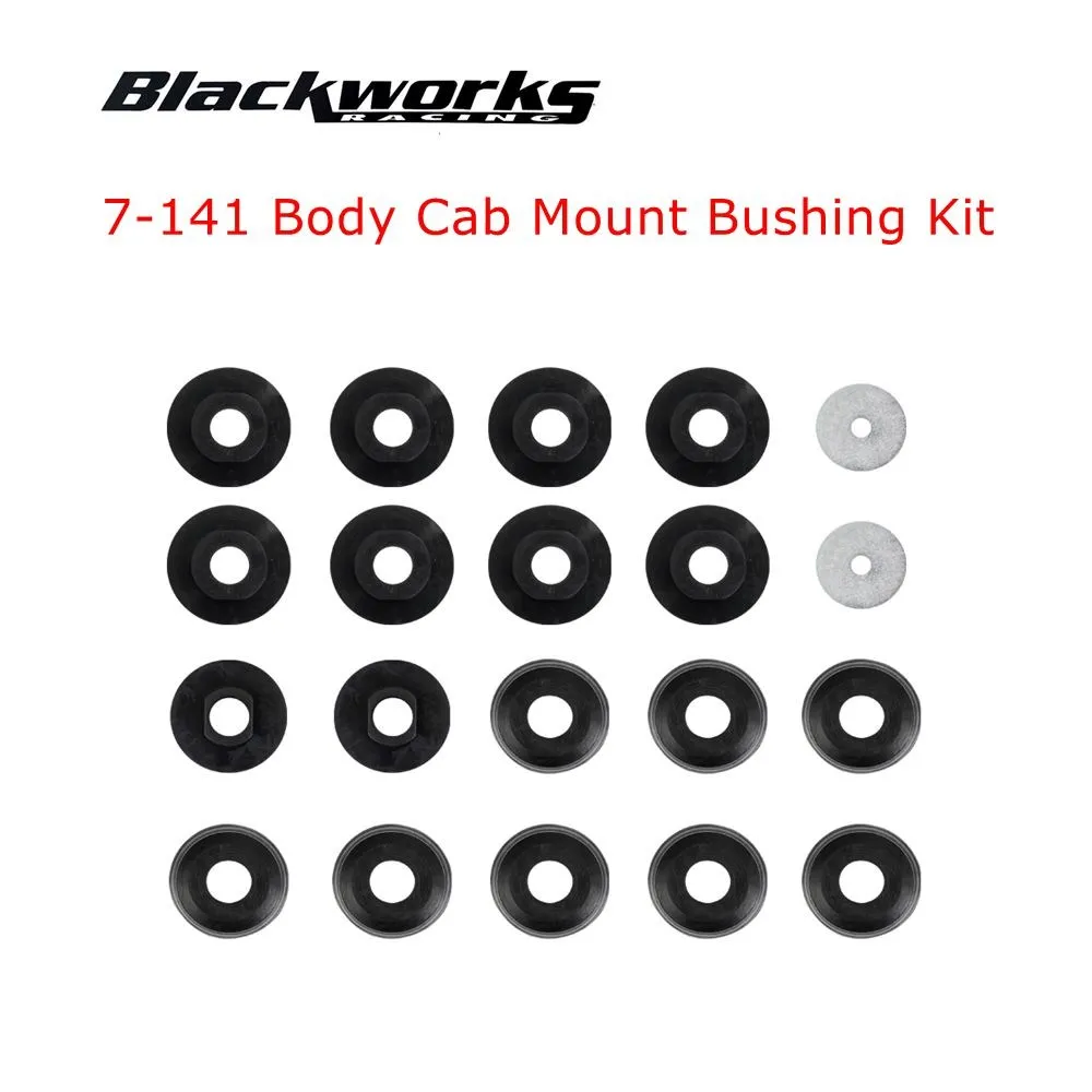 

18Pcs 7-141 Car Body Cab Mount Bushing Kit for 1999-2014 Chevy Silverado for GMC Sierra 2WD/4WD Black Automobiles Accessories