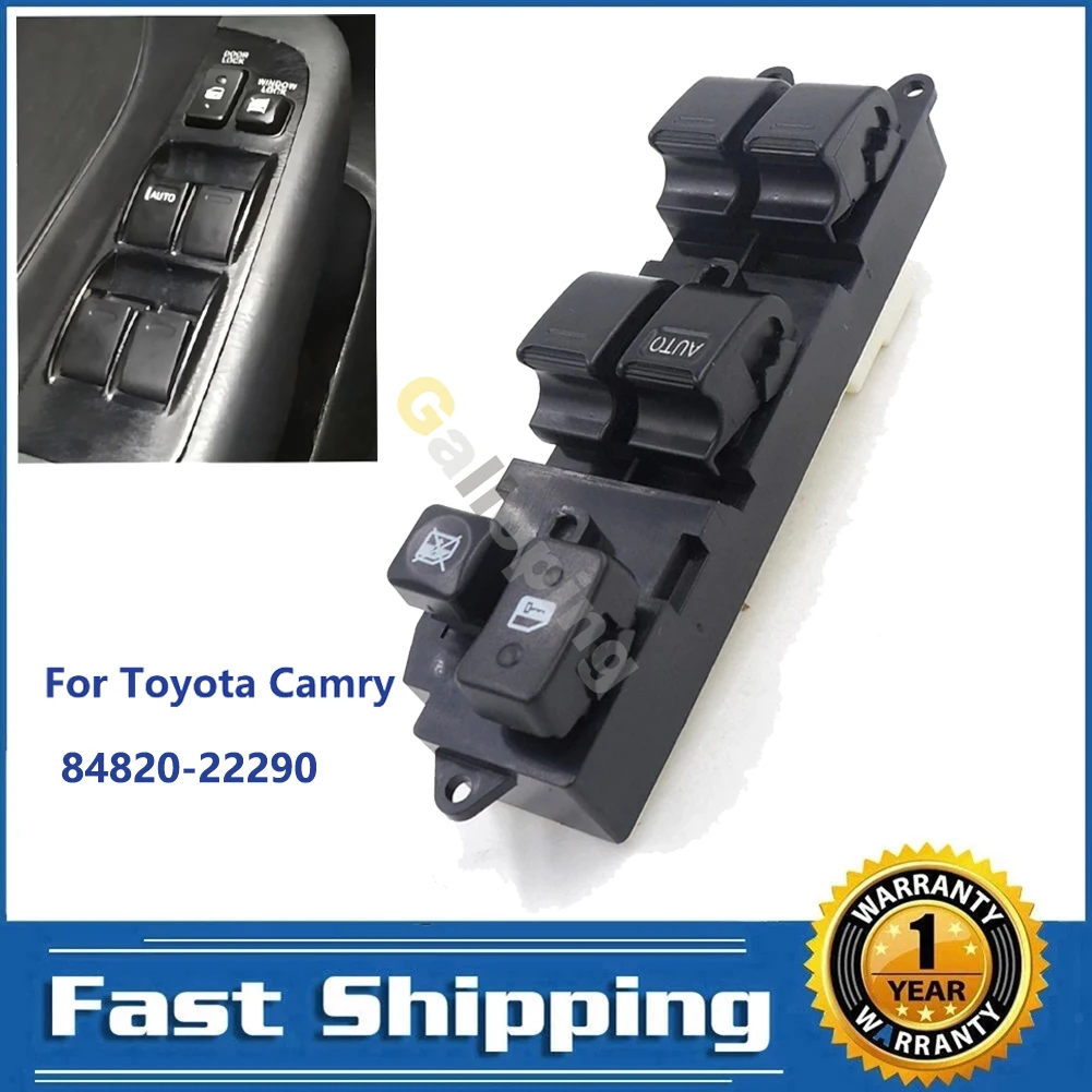 For Toyota Carina E Hilux 4 Runner Truck Land Cruiser Lexus LX450 Electric Power Window Master Control Switch Button 84820-22290