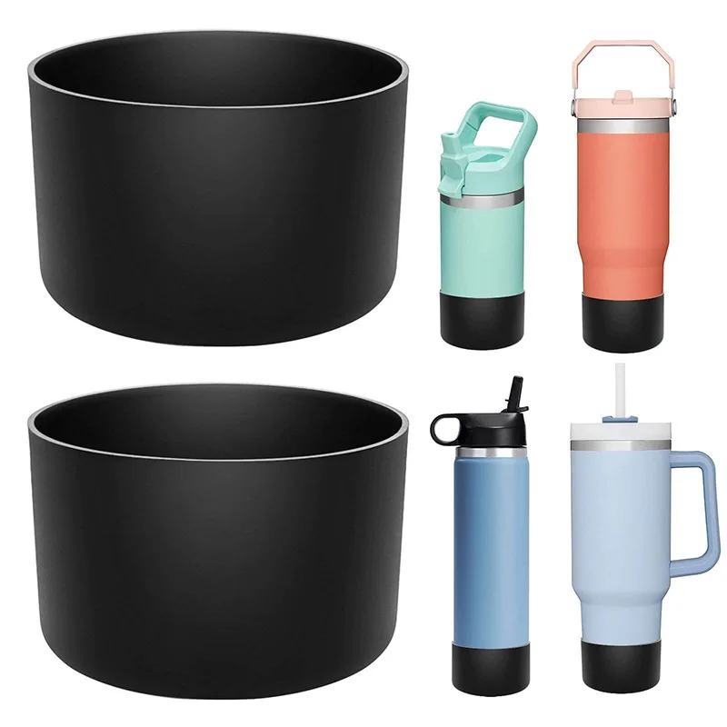 1PC Silicone Cup Protective Sleeve Cushion For Quencher Adventure 40oz Tumbler with Handle & IceFlow 20oz 30oz