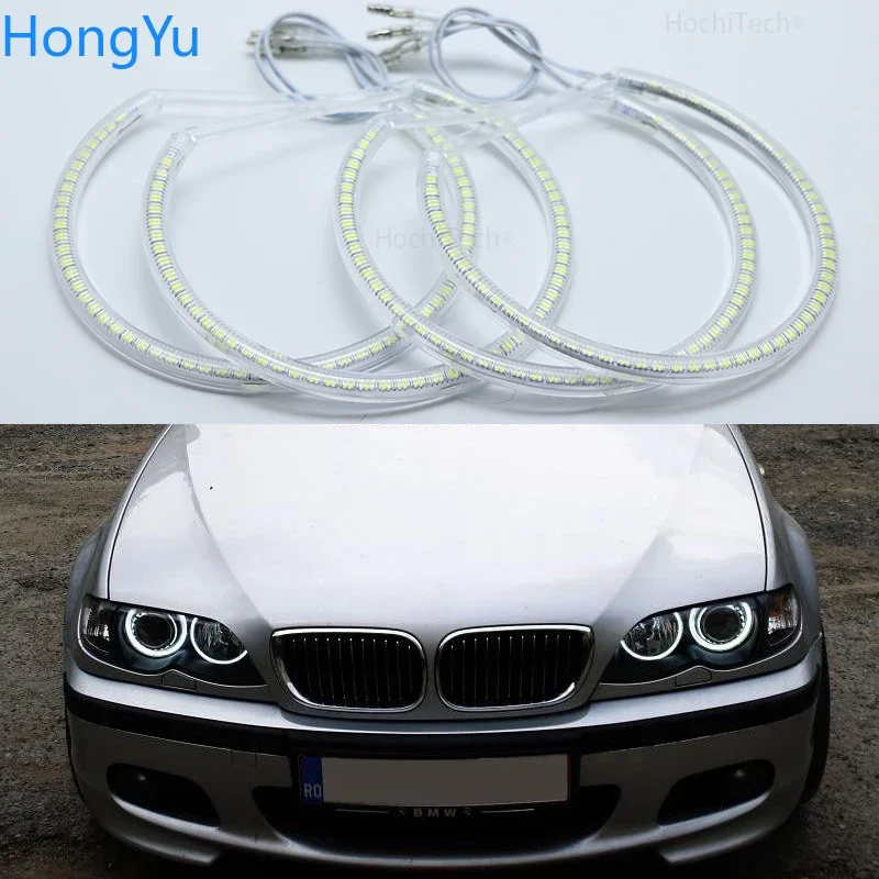 

Smd Led Angel Eyes Kit Excellent Ultra Bright Illumination DRL for BMW Pre-facelift E46 Coupecabrio with PROJECTORS 1998-2003