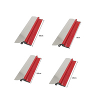 60cm/80cm/100cm/120cm Stainless Steel Putty Drywall Smoothing Tools Portable Spatula Painting Finishing Tool Painter Plastering