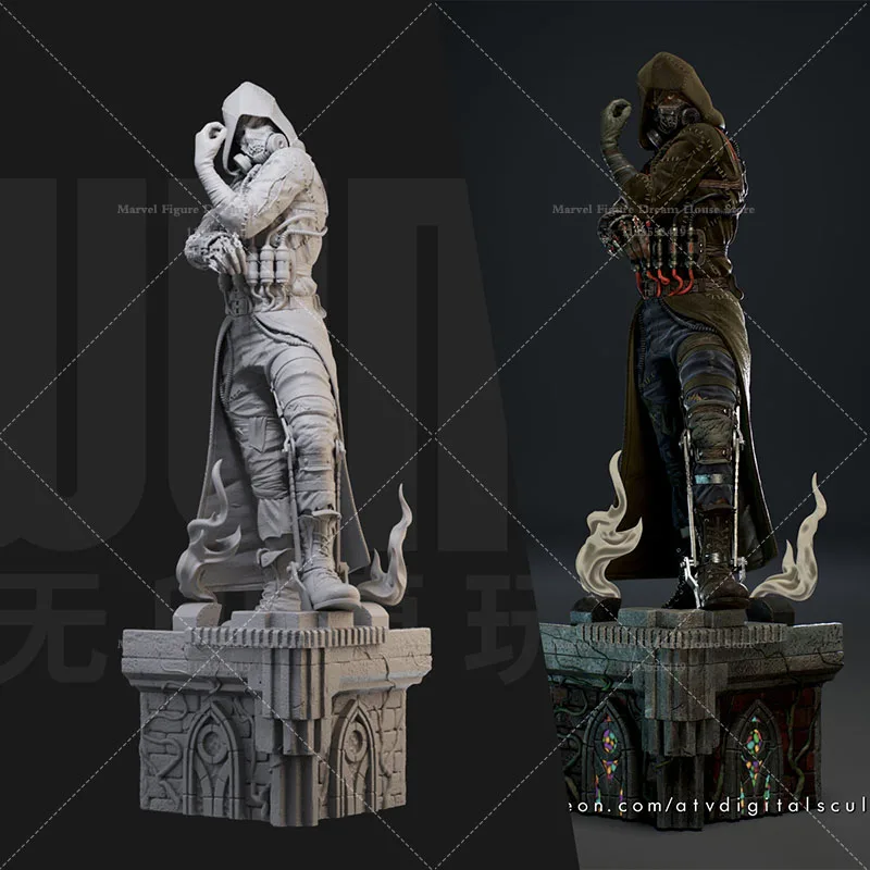 

1/24 1/18 Scale Art Statue Scarecrow Jonathan Bat Hero Bigotry Dark Villain DIY Self-assembled GK 3D Resin Un-panited Male Dolls