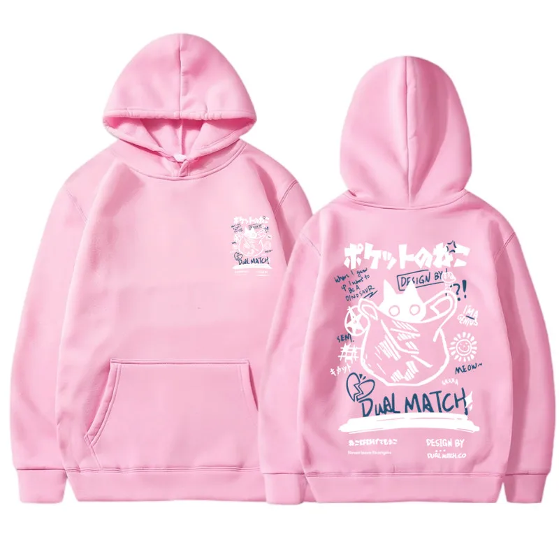 Print Men Streetwear Hoodie Hooded Sweatshirt Clothing