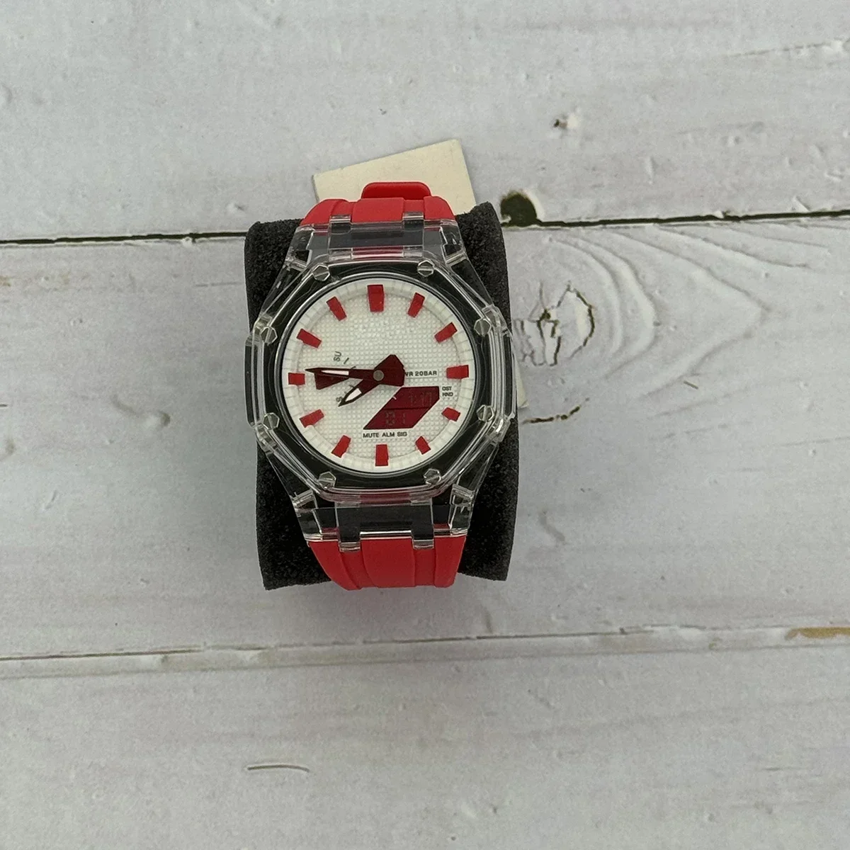 GA-2100AP DIY New Men\'s Watch Series LED Display Dual Resin Strap Luxury G User Sport Multi Shock function Watch