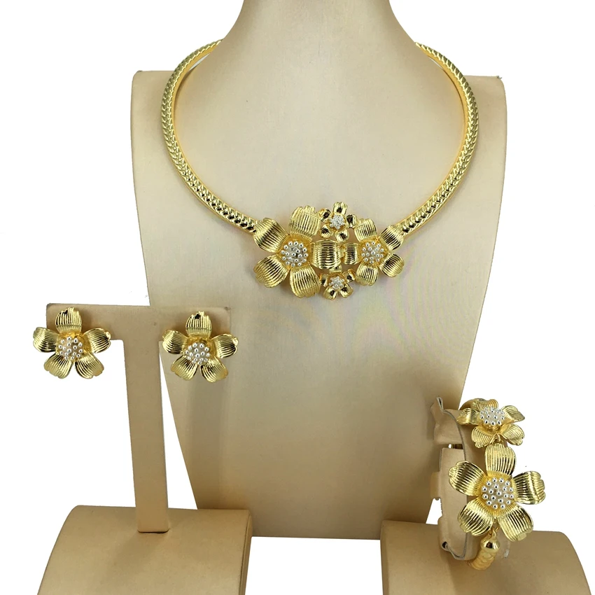 

Yuminglai Flower Shape Jewelry Costume Jewelry Sets for Women FHK15180