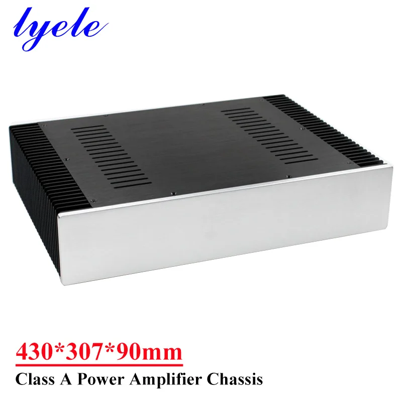 

430*307*90mm All-aluminum Class A Power Amplifier Chassis High-end DIY Amplifier Audio Case Shell