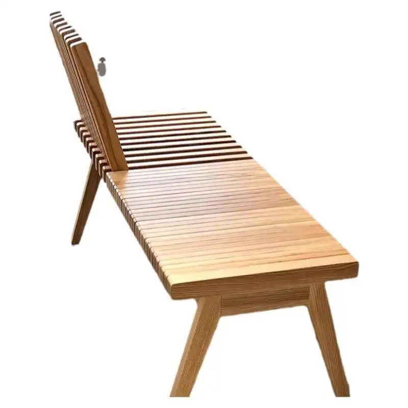 Creative solid wood shoe changing stool folding dining table stool simple chair with backrest used restaurant casual coffee