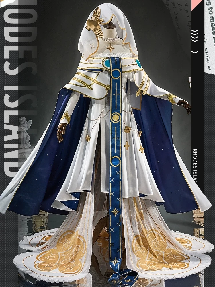 

Lemuen Cosplay Costume Game Arknights Anime Women Vesper Requiem Uniform Halloween Comic-con Party Role Play Clothes Full Set
