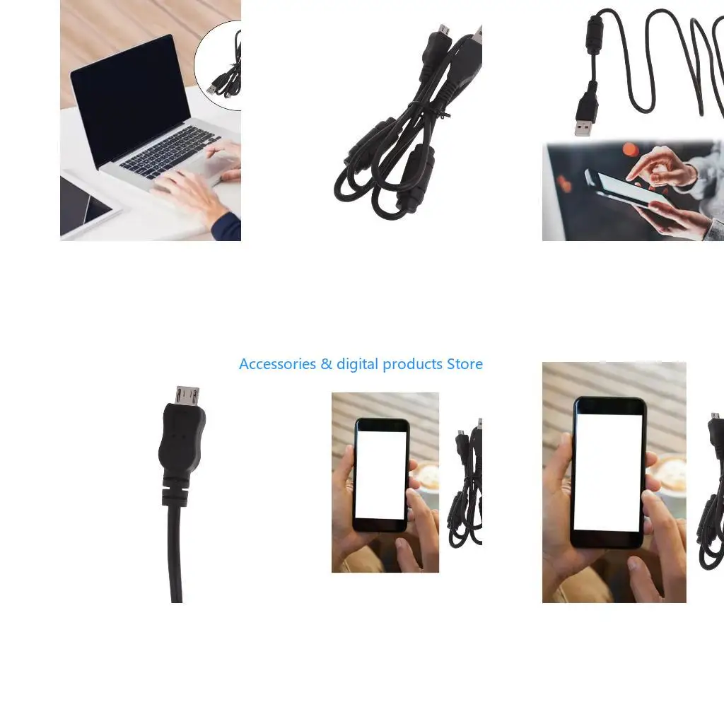 77JD Durable Data Cable Anti Interference USB to Micro USB Cable for Phones & Tablets