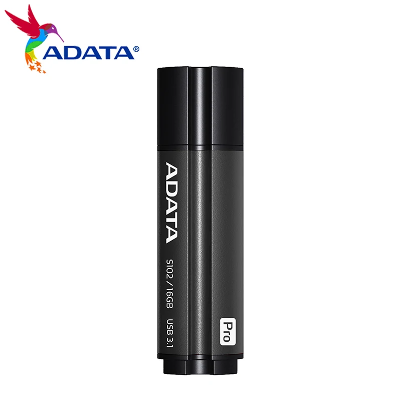 ADATA محرك فلاش USB S102 Pro USB 3.1 بندريف 16 جيجابايت عالي السرعة قرص U صغير قلم محرك U عصا ذاكرة USB عصا
