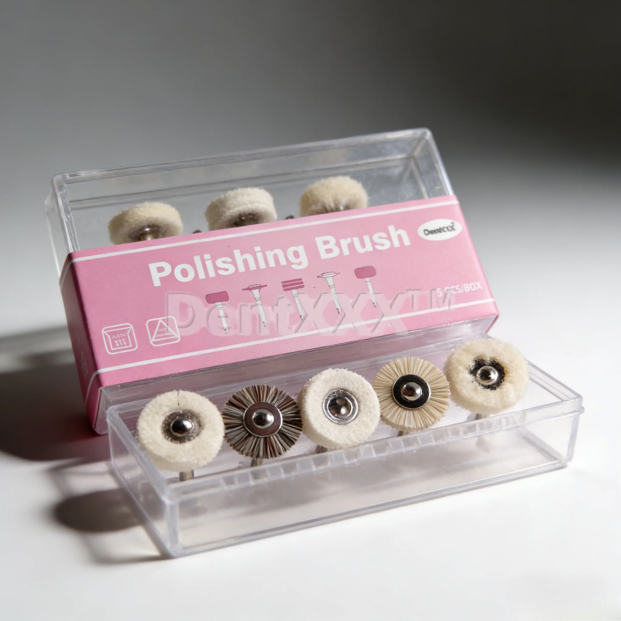 

Abrasive Polishing Brush, 5 Pcs 2.35mm T-Shaped Handle Polishing Cleaning Small Brushes Jewelry Grinding Brush