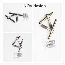 1 pair folding bike nov titanium hinge clamp for brompton bike nov original hinge clip wrench