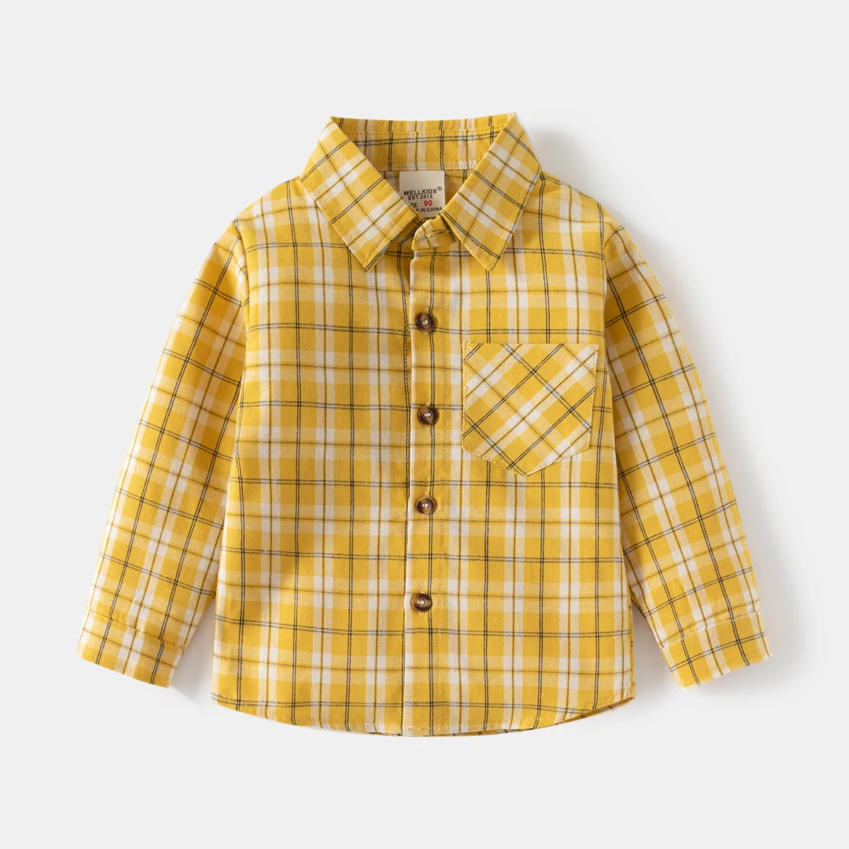 Quality Plaid Shirts for Boys Cotton Toddler Kids Tops Long Sleeve Spring Autumn Children\'s Clothes